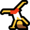 Person Cartwheeling emoji on Microsoft